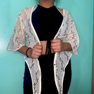 Lace cover-up